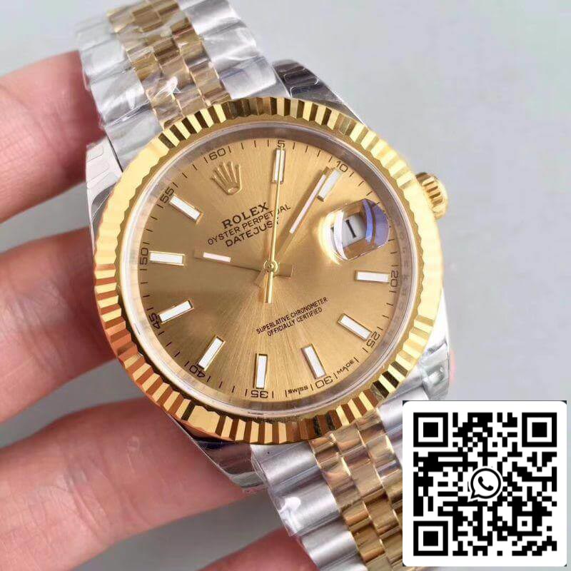 Rolex Datejust 41 126333 EW Factory 1:1 Best Edition Swiss ETA3235 904L Stainless Steel Jubilee Bracelet