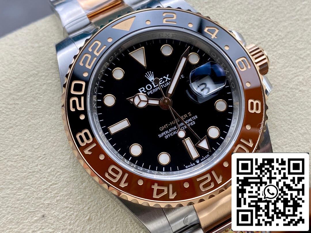 Rolex GMT Master II M126711chnr-0002 1:1 Best Edition Clean Factory Black Dial