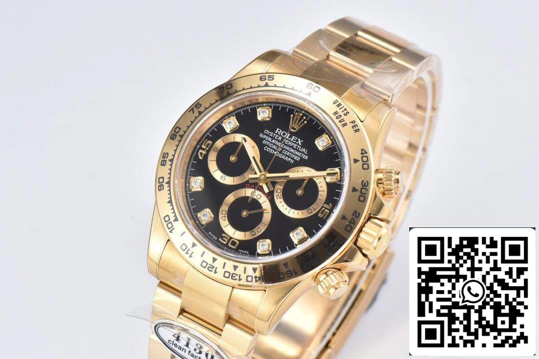 Rolex Cosmograph Daytona M116508-0016 1:1 Best Edition Clean Factory Schwarzes Zifferblatt