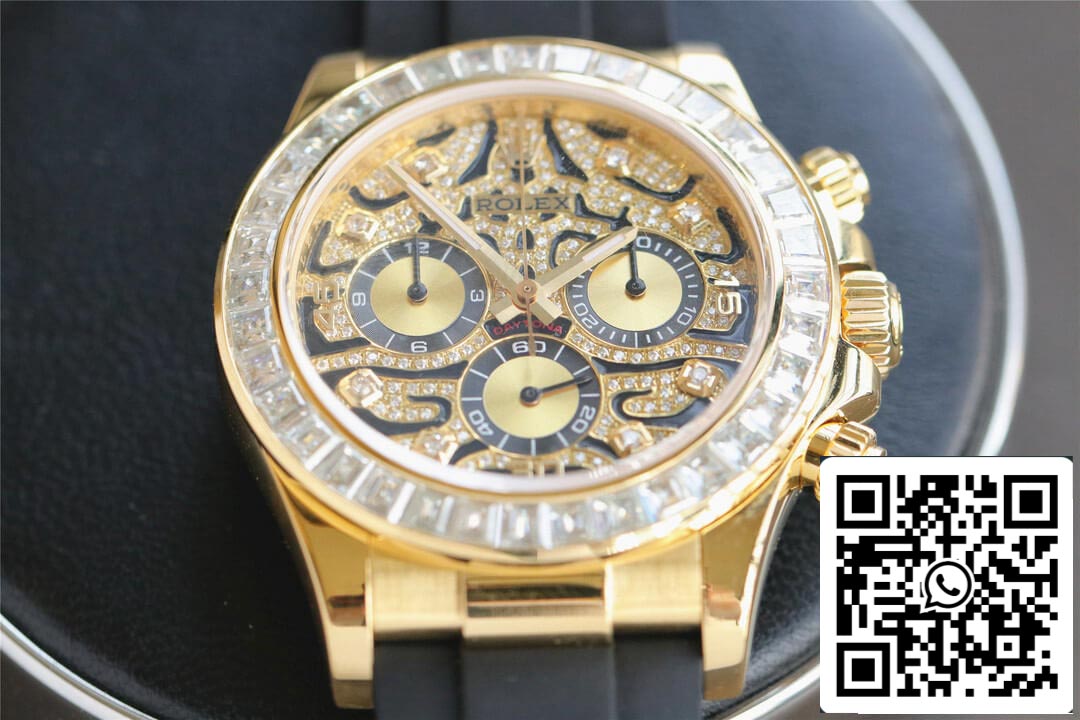 Rolex Cosmograph Daytona 116588 TBR 1:1 Best Edition Noob Factory Gelbgold-Diamantlünette