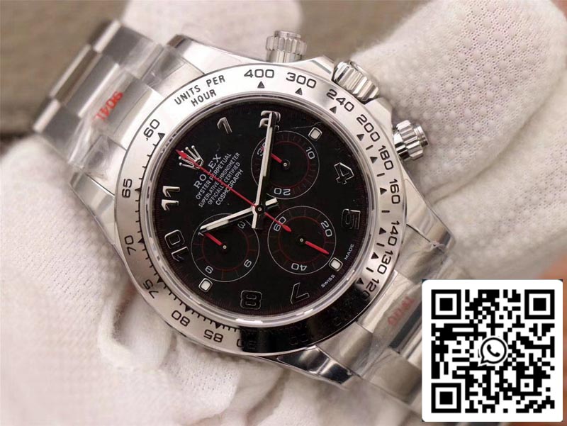 Rolex Daytona Cosmograph 116509-78599 1:1 Best Edition Noob Factory Schwarzes Zifferblatt Schweizer ETA4130