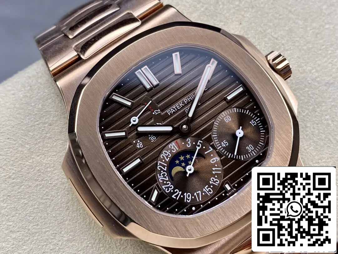 Patek Philippe Nautilus 5712/1R-001 1:1 Meilleure édition GR Factory Or Rose