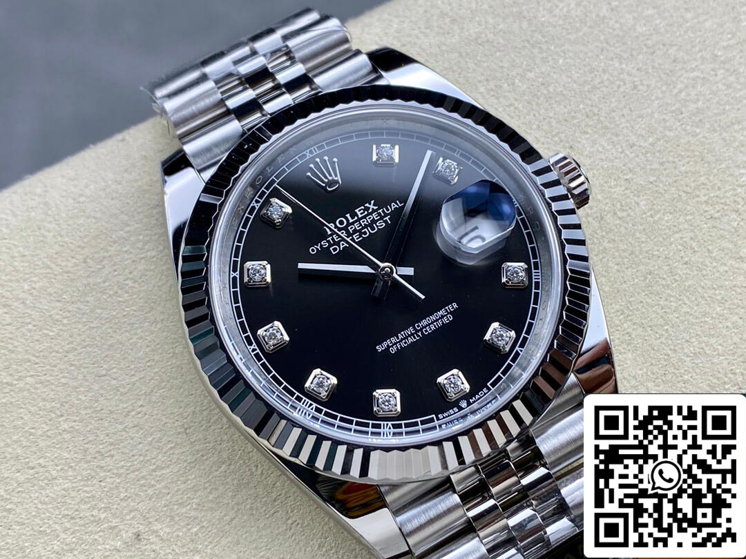 Rolex Datejust M126334-0012 1:1 Meilleure édition Clean Factory Cadran noir