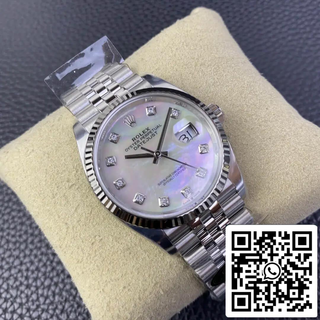 Rolex Datejust M126234-0019 36MM 1:1 Meilleure édition Clean Factory en acier inoxydable