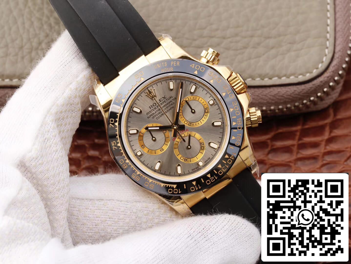 Rolex Daytona Cosmograph 116518LN 1:1 Best Edition JH Factory Silbergraues Zifferblatt