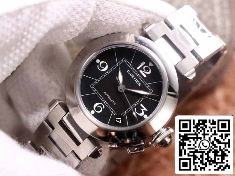Cartier Pasha W31076M7 1:1 Meilleure édition V9 Factory Cadran noir Suisse Cal.049