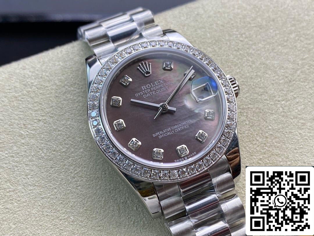 Rolex Datejust M178384-0019 31 mm 1:1 Best Edition EW Factory diamantbesetzte Lünette