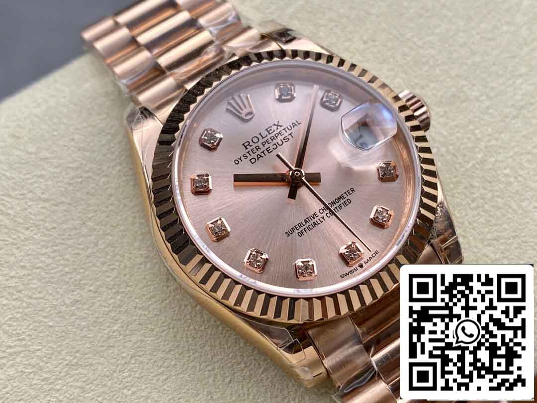 Rolex Datejust M278275-0031 31MM 1:1 Meilleure édition GS Factory Or rose