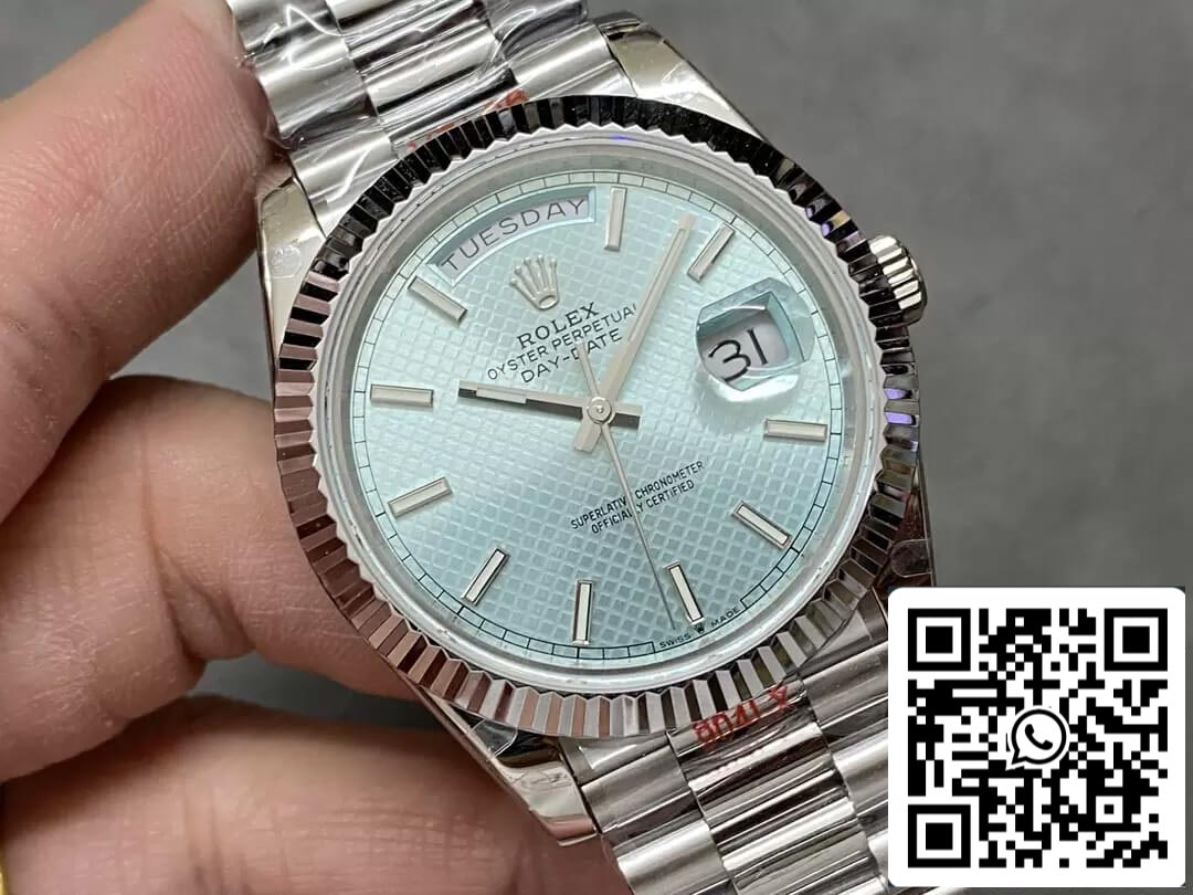 Rolex Day Date M228236 1:1 Best Edition GM Factory Blaues Zifferblatt V2