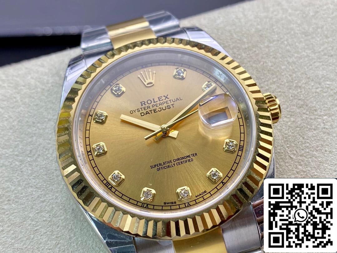 Rolex Datejust M126333-0011 1:1 Best Edition EW Factory Champagner-Zifferblatt
