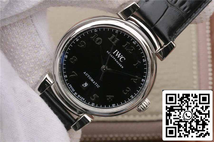 IWC Da Vinci IW356601 1:1 Best Edition MKS Factory schwarzes Zifferblatt