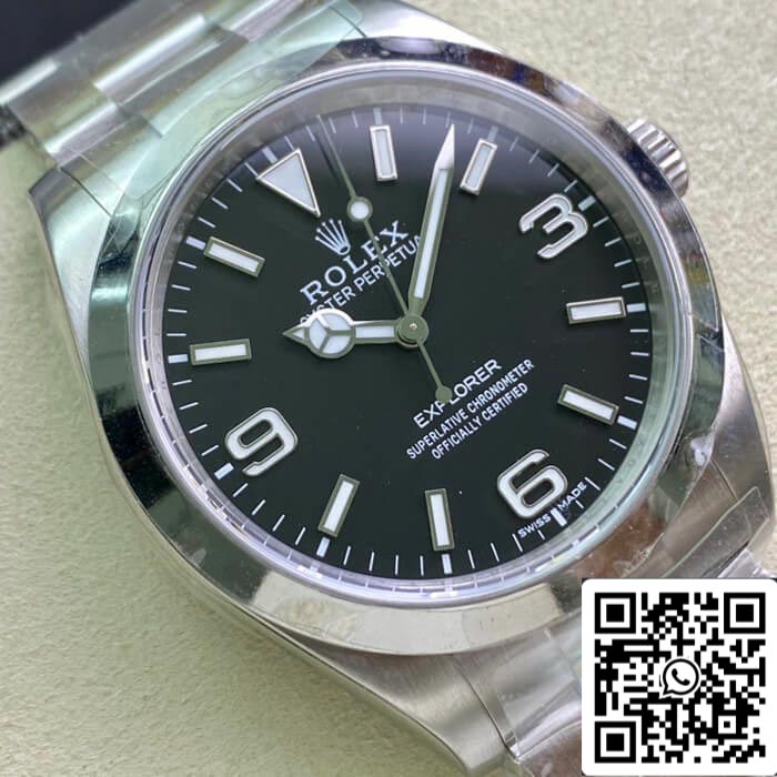 Rolex Explorer M214270-0003 39MM 1:1 Best Edition AR Factory Black Dial