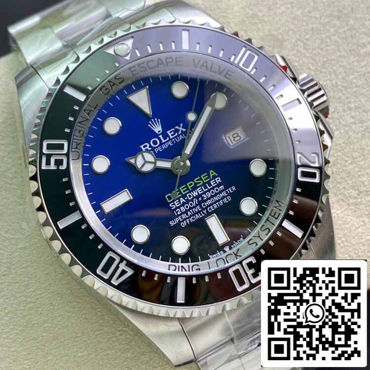 Rolex Deepsea Sea-Dweller 116660 « D-BLUE » AR Factory 1:1 Meilleure édition suisse ETA3135 Cadran bleu/noir