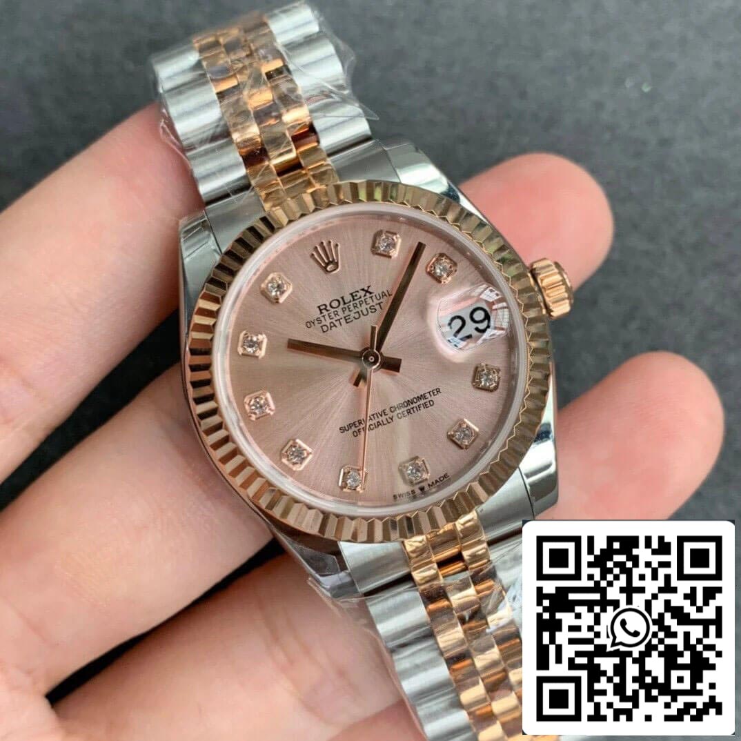 Rolex Datejust M278271-0024 1:1 Meilleure édition GS Factory Cadran en or rose