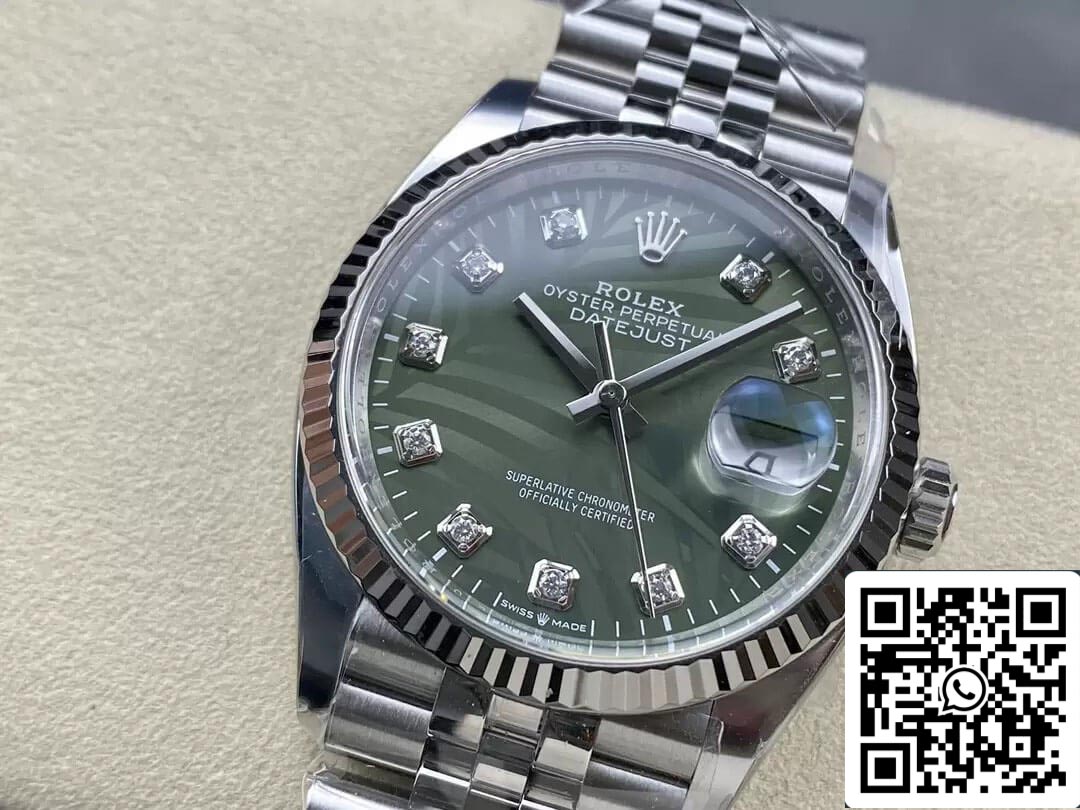 Rolex Datejust M126234-0055 36MM 1:1 Meilleure édition Clean Factory Cadran vert