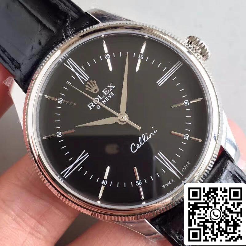 Rolex Cellini 50509 MKS Factory Cadran noir 1:1 Meilleure édition suisse ETA3132
