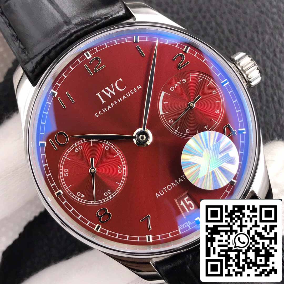 IWC Portugieser IW500714 1:1 Meilleure édition YL Factory Cadran rouge bordeaux