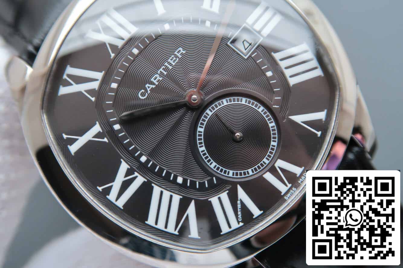 Drive De Cartier WSNM0009 1:1 Best Edition V6 Fabrik schwarzes Zifferblatt