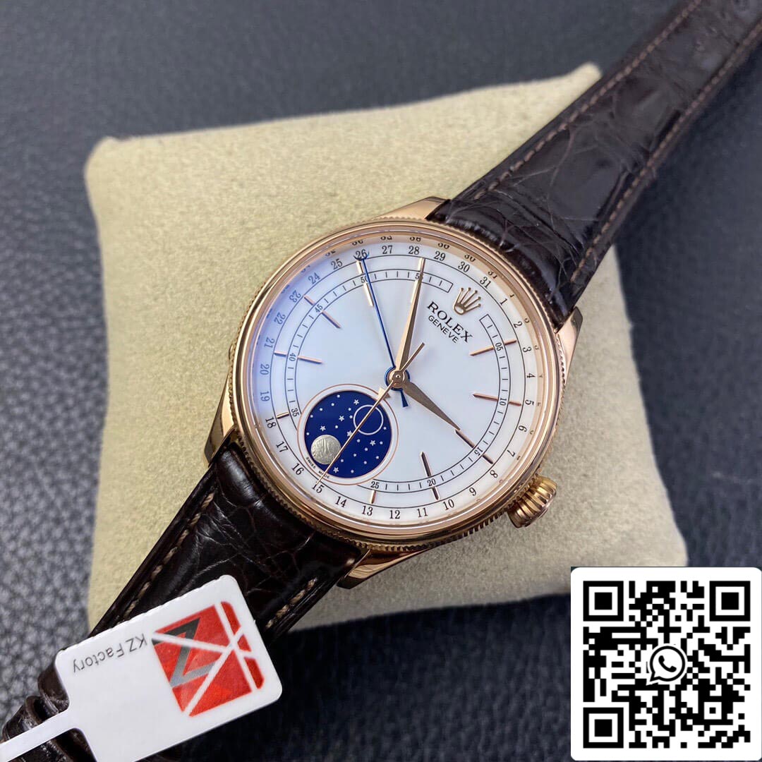 Rolex Cellini M50535-0002 1:1 Best Edition KZ Factory, weißes Zifferblatt