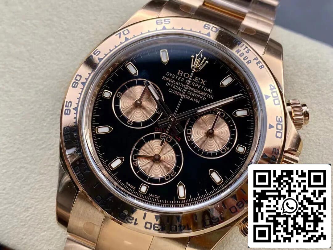 Rolex Cosmograph Daytona M116505-0008 1:1 Meilleure édition Clean Factory Or rose