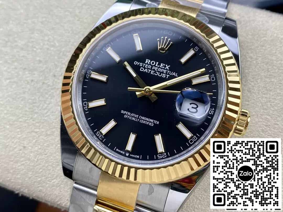 Rolex Datejust 41MM M126333-0013 1:1 Meilleure édition Clean Factory Cadran noir