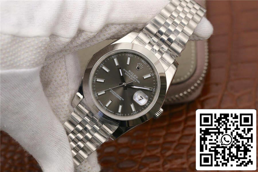 Rolex Datejust M126300-0008 1:1 Meilleure édition EW Factory Cadran gris