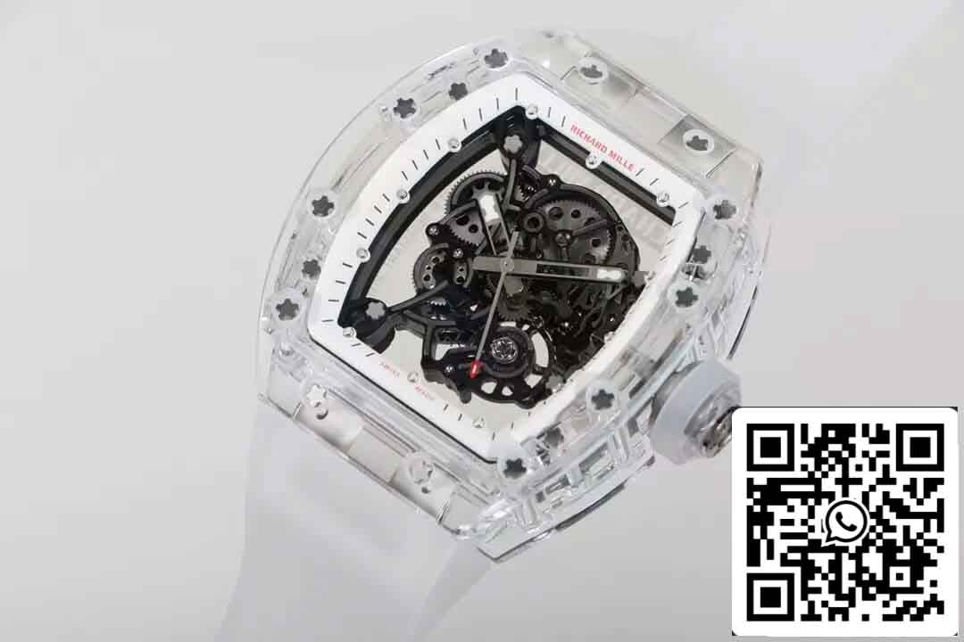 Richard Mille RM055 1:1 Best Edition RM Factory Transparent Case Replica Watch