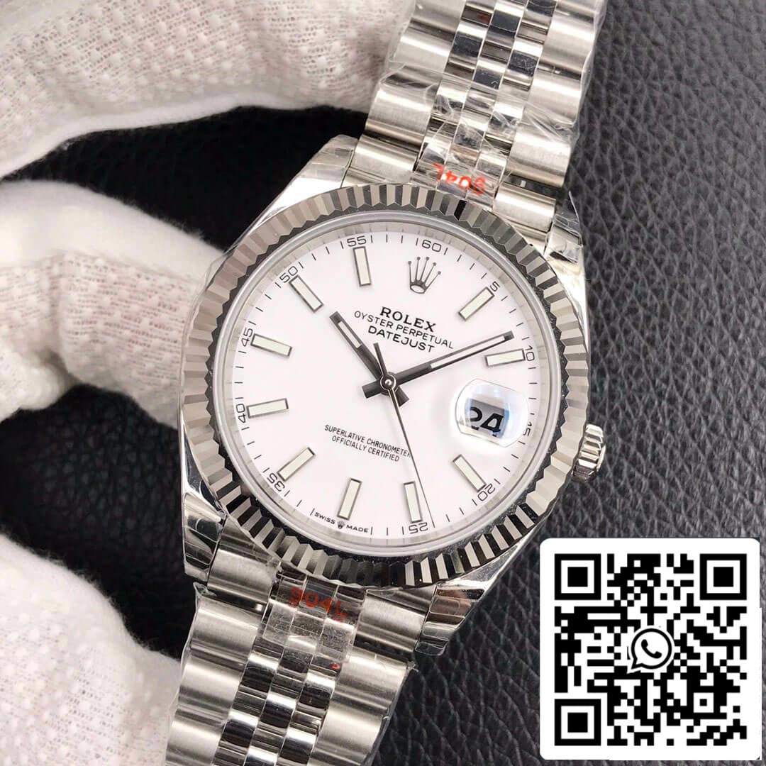 Rolex Datejust M126334-0010 1:1 Meilleure édition EW Factory Cadran blanc