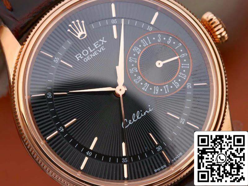 Rolex Celini 50515 MKS Factory Herrenuhren 1:1 Best Edition Swiss ETA2836 Schwarzes Zifferblatt