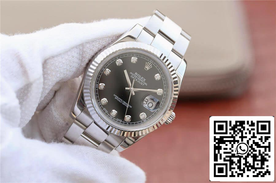 Rolex Datejust M126334-0011 1:1 Meilleure édition EW Factory Cadran noir