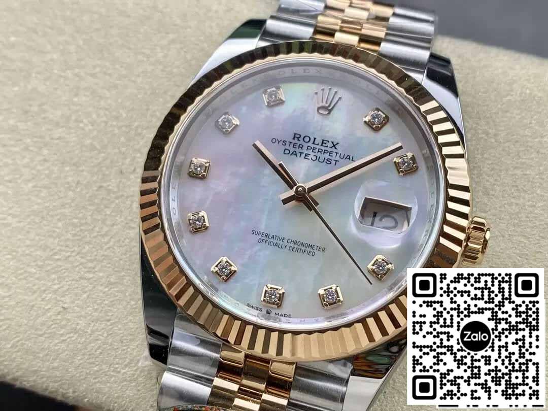 Rolex Datejust 41MM M126331-0014 1:1 Best Edition, sauberes Fabrik-Perlmuttzifferblatt