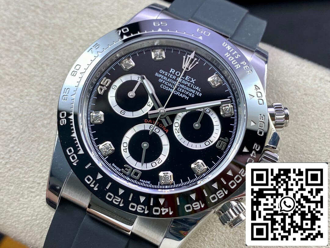 Rolex Daytona M116519LN-0025 1:1 Best Edition BT Factory, schwarzes Zifferblatt