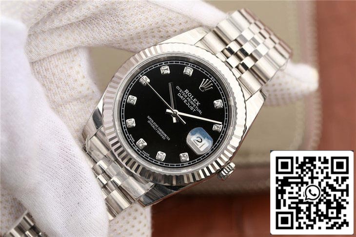 Rolex Datejust M126334-0012 1:1 Meilleure édition EW Factory Cadran noir