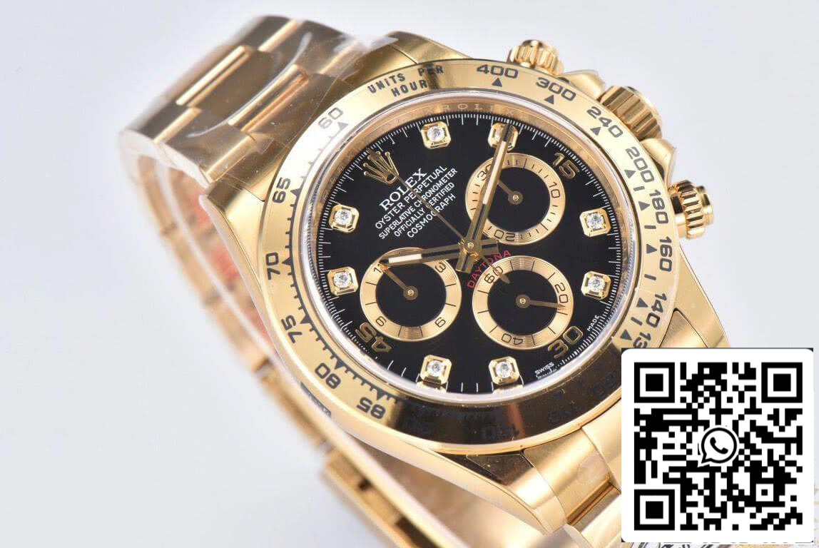 Rolex Cosmograph Daytona M116508-0016 1:1 Best Edition Clean Factory Schwarzes Zifferblatt