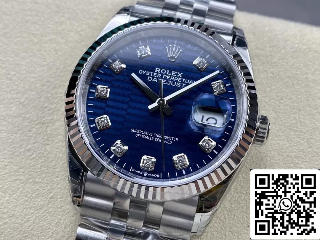 Rolex Datejust M126234-0057 36MM 1:1 Meilleure édition VS Factory Acier inoxydable