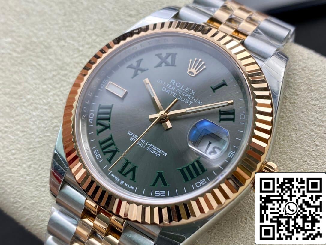 Rolex Datejust M126331-0016 1:1 Meilleure édition EW Factory Cadran vert