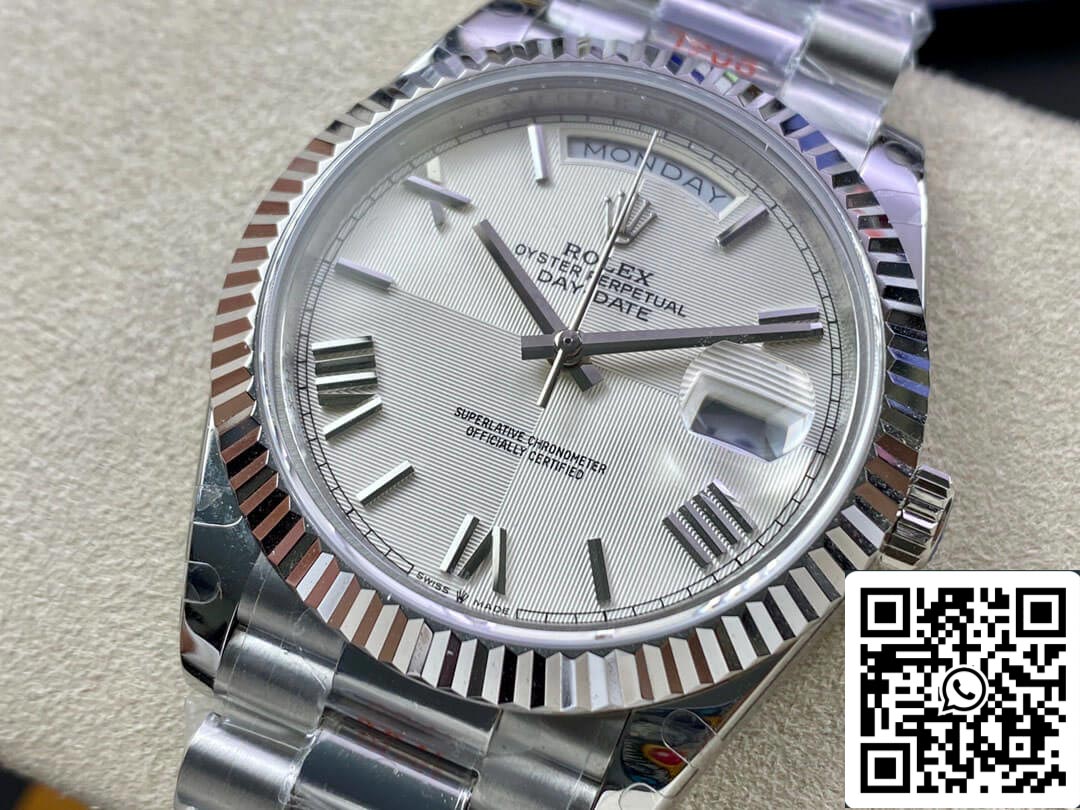 Rolex Day Date 228239-83419 1:1 Meilleure édition EW Factory en acier inoxydable