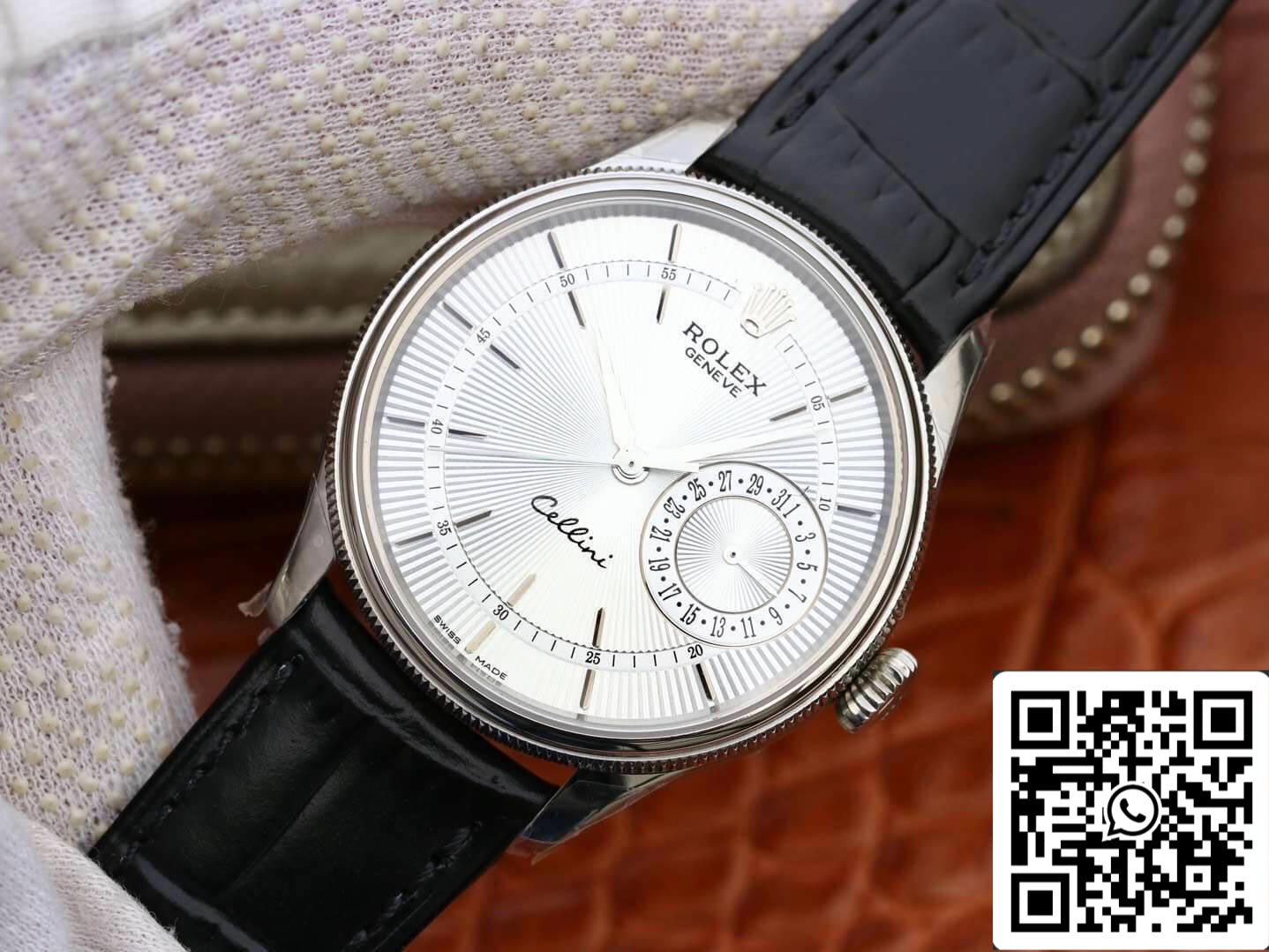 Rolex Celini Date M50519-0006 1:1 Best Edition MKS Factory, weißes Zifferblatt