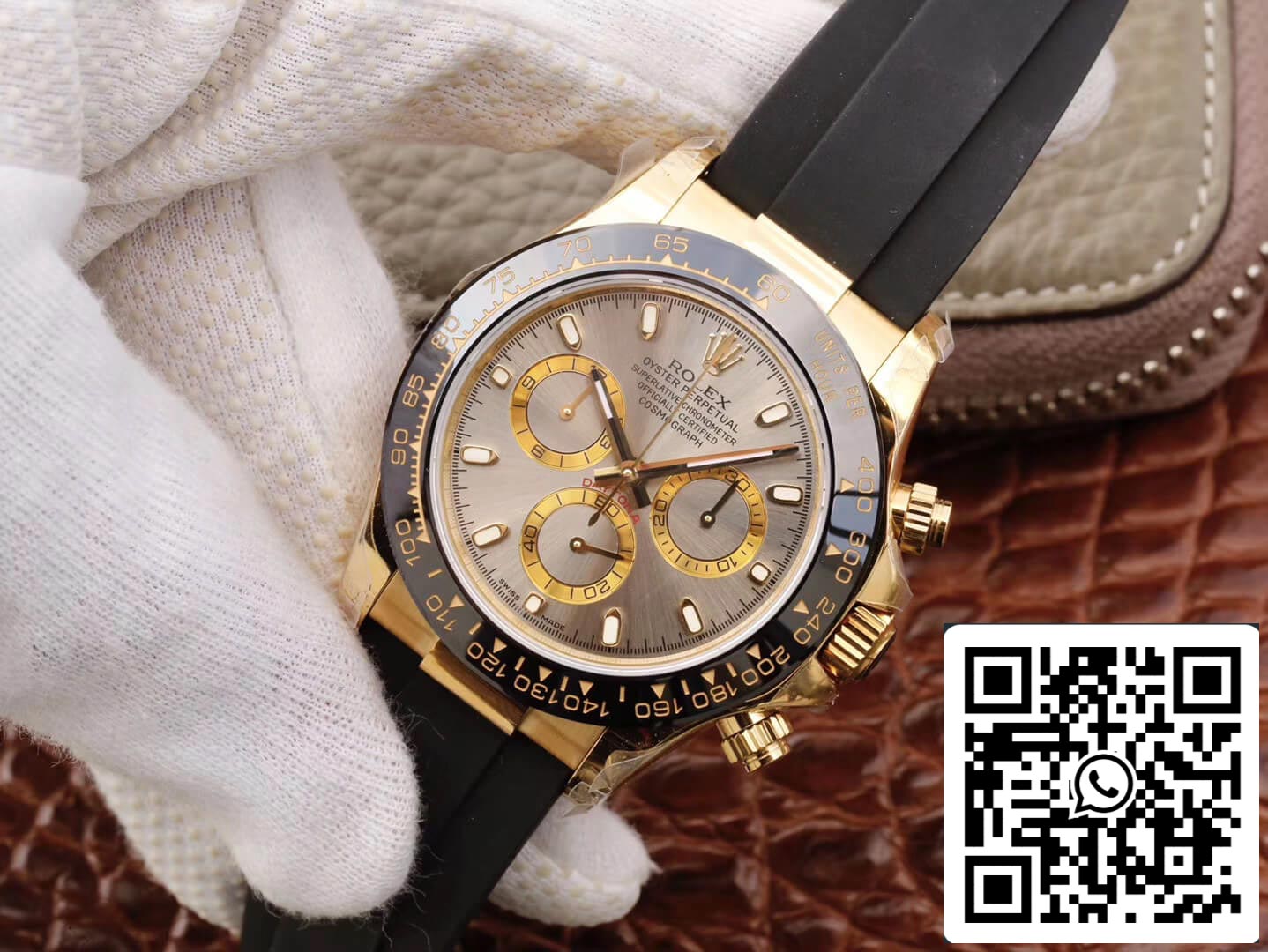 Rolex Daytona Cosmograph 116518LN 1:1 Best Edition JH Factory Silbergraues Zifferblatt