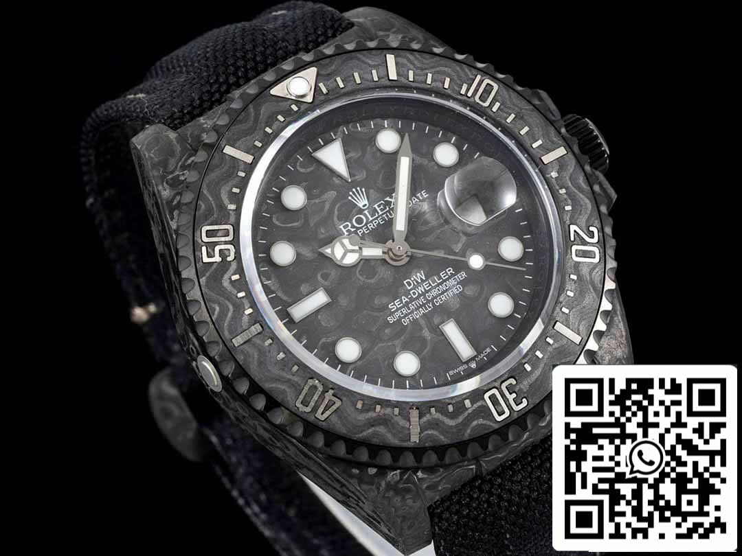 Rolex Sea-Dweller 1:1 Meilleure édition Diw Factory Fibre de carbone