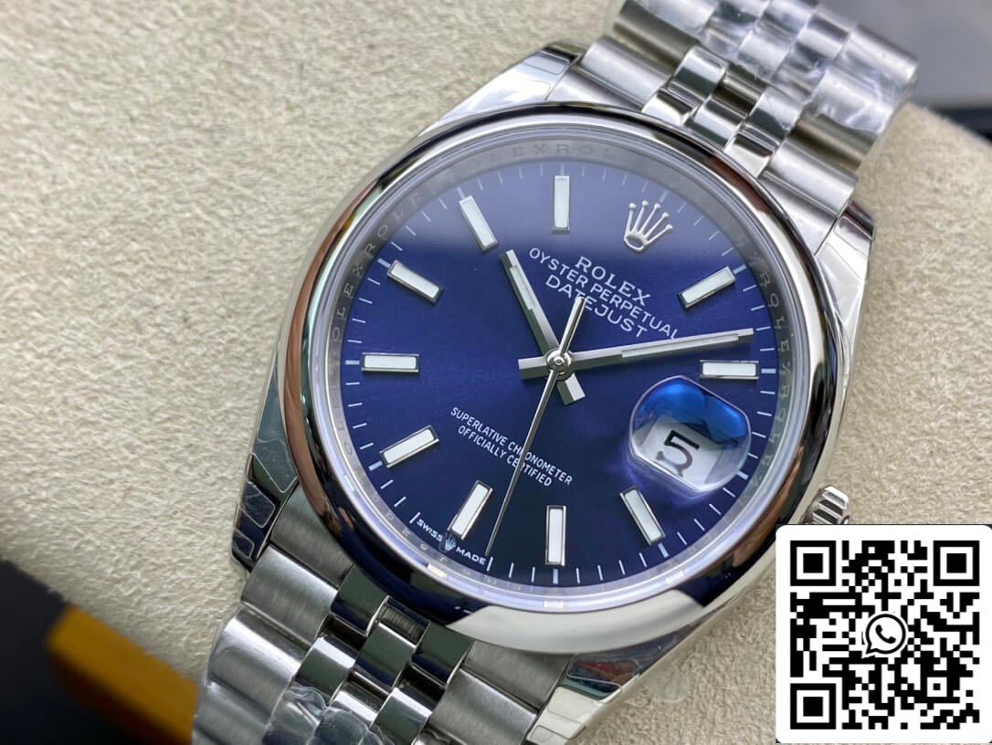 Rolex Datejust M126200-0006 1:1 Meilleure édition EW Factory Cadran bleu