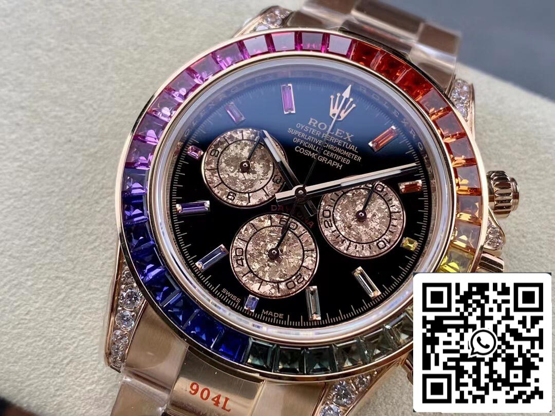 Rolex Daytona 116595 RAINBOW Roségold 1:1 Best Edition IPK Factory Roségold