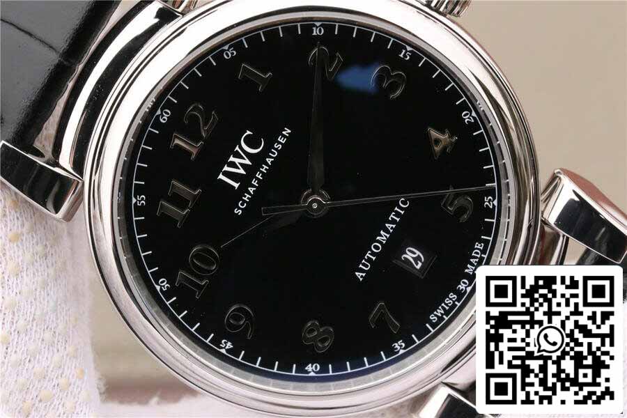 IWC Da Vinci IW356601 1:1 Best Edition MKS Factory schwarzes Zifferblatt