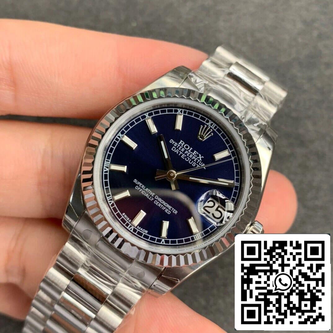 Rolex Datejust M178274-0038 1:1 Best Edition GS Factory, blaues Zifferblatt