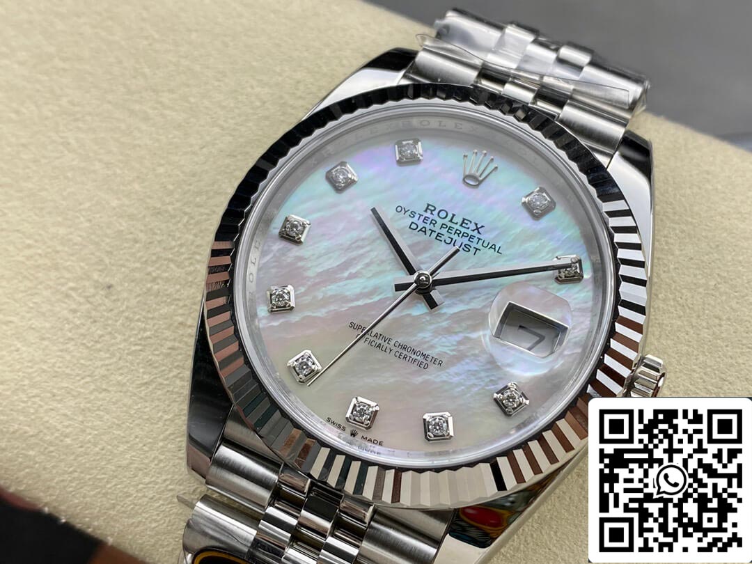 Rolex Datejust M126334-0020 1: 1 Meilleure édition Clean Factory Cadran en diamant mosaïque