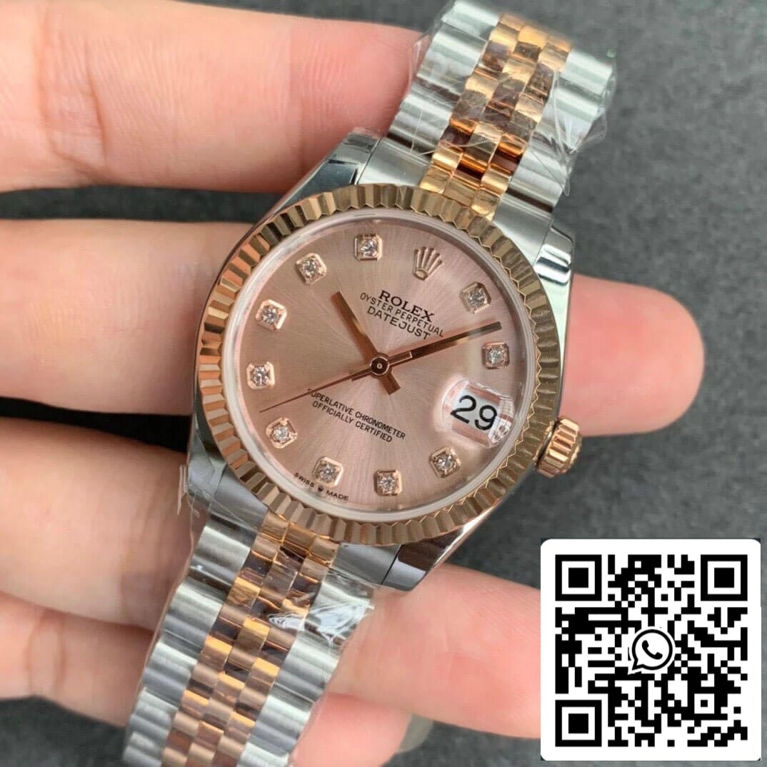 Rolex Datejust M278271-0024 1:1 Meilleure édition GS Factory Cadran en or rose