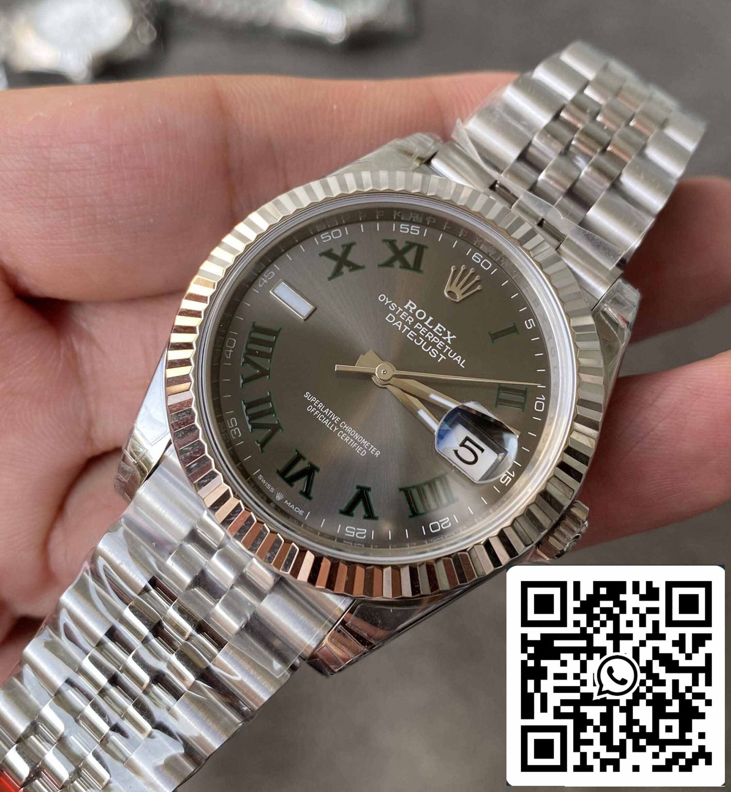 Rolex Datejust M126334-0022 41MM 1:1 Best Edition VS Factory Green Dial