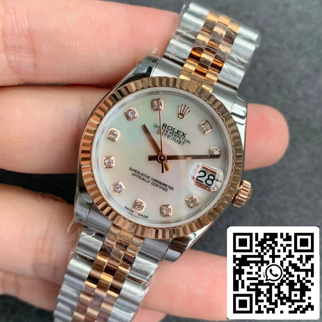 Rolex Datejust M278271-0026 1:1 Meilleure édition GS Factory Or rose