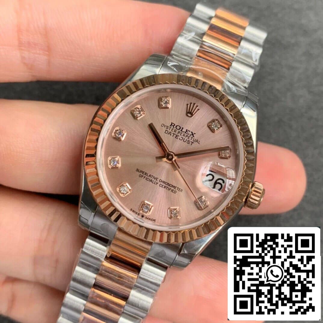 Rolex Datejust M278271-0023 1:1 Meilleure édition GS Factory Cadran en or rose