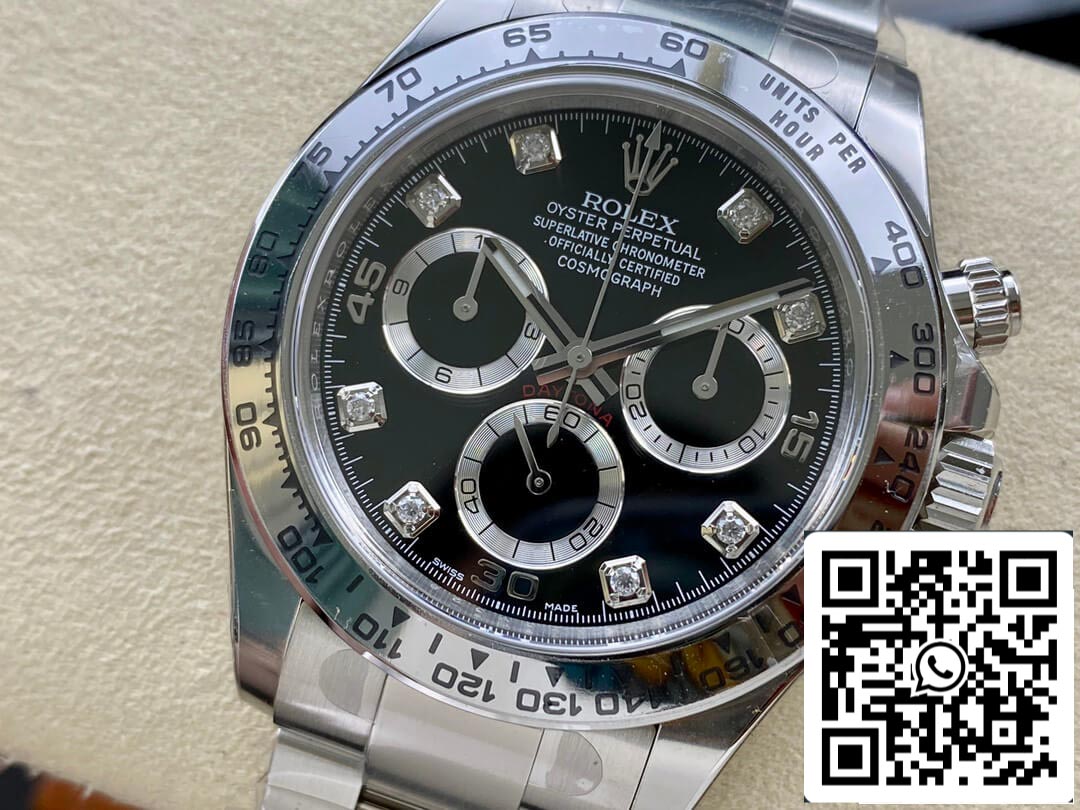 Rolex Cosmograph Daytona M116508-0004 1:1 Meilleure édition Clean Factory Cadran noir
